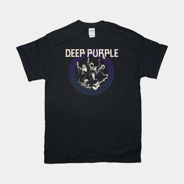 Deep Purple Unleashed Black T-Shirt | Deep Purple