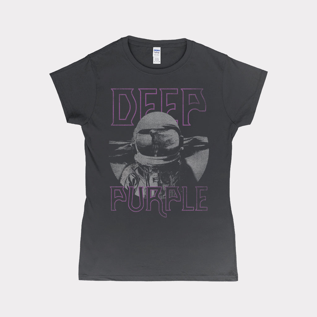 Deep Purple WHOOSH! HELMET - WOMEN'S BLACK T-SHIRT